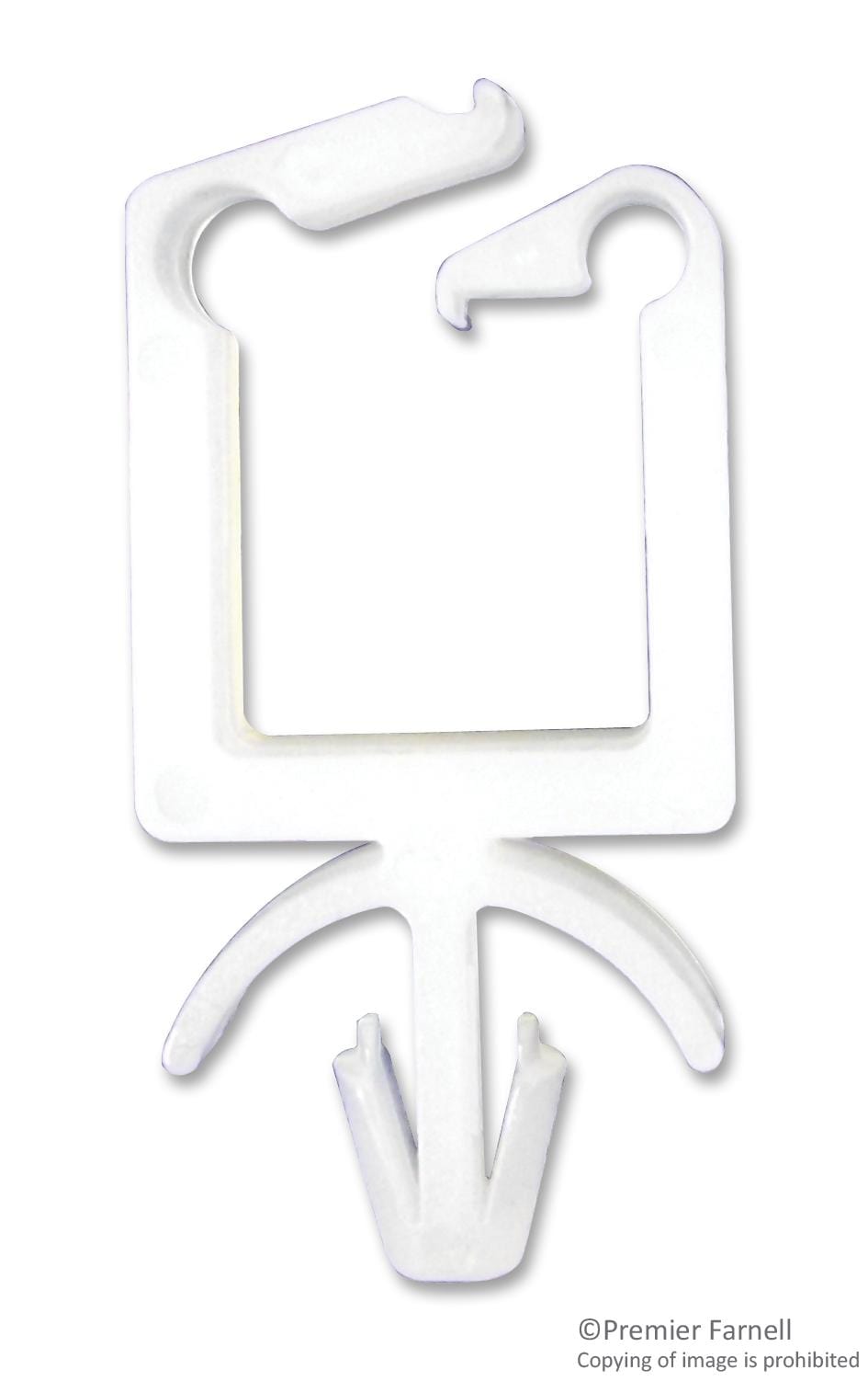 WPC15-N66-NA-D1 WIRE CLIP, NYLON 6.6, NATURAL, 15MM HELLERMANNTYTON
