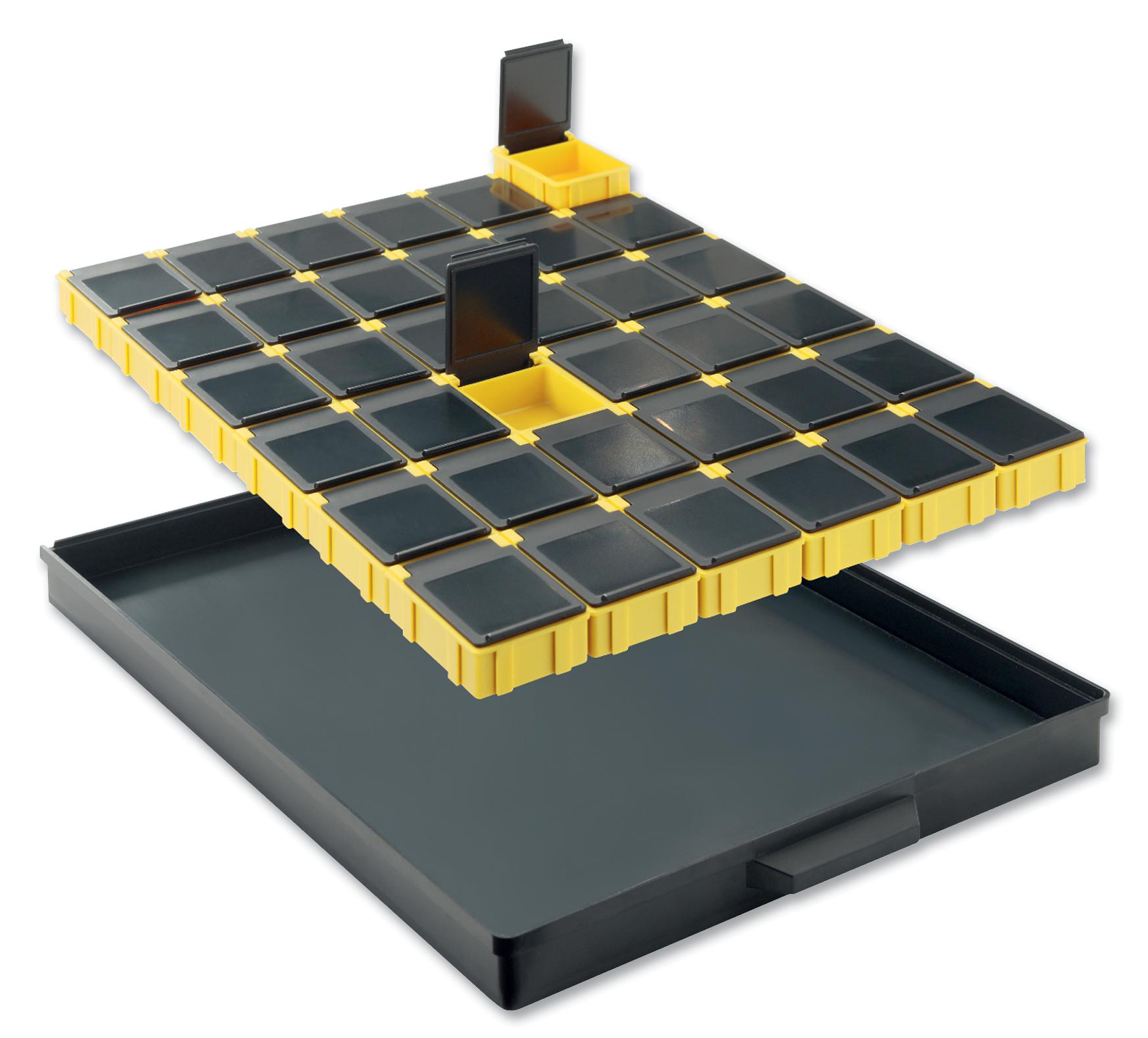 36 SMD-BOXEN N3 DISS-4-10 DRAWER, 36 SMD BOXES, DISSIPATIVE LICEFA