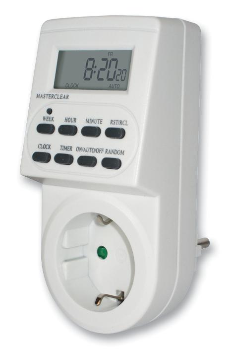 1506550 TIMER, DIGITAL, WEEKLY, 16A, 230V, EU BRENNENSTUHL