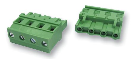 691352410004 TERMINAL BLOCK, PLUGGABLE, 4POS, 12AWG WURTH ELEKTRONIK