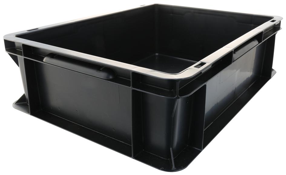 EF6120PPL TOTE BOX CONDUCTIVE 600X400X120MM SSI SCHAEFER
