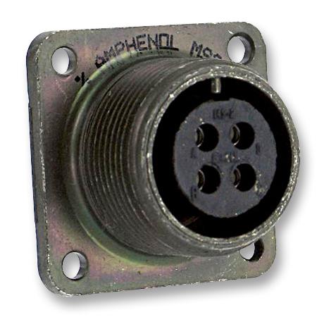 MS3102A16S-1S. RECEPT, PANEL, SIZE 16, 7WAY, SKT AMPHENOL SINE/TUCHEL