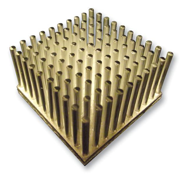 ICK S 40 X 40 X 20 LED HEATSINK, WITH PINS, SQUARE FISCHER ELEKTRONIK