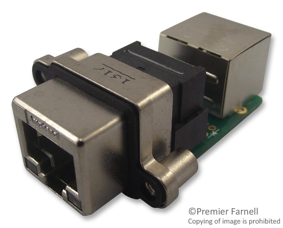 MRJ578001 SOCKET, RJ45, TO RJ45 AMPHENOL ICC