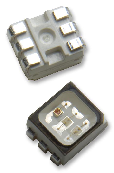 ASMT-YTB2-0BB02 LED, RGB, 745MCD/1.6CD/380MCD, PLCC BROADCOM