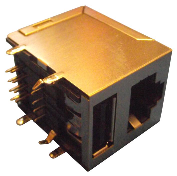 1775855-1 RJ45 CONN, JACK, 8P8C, 1STACK TE CONNECTIVITY