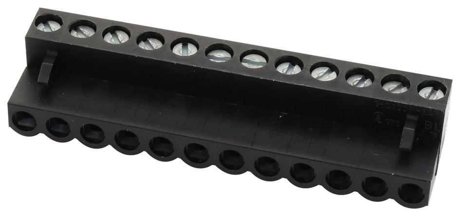 1716570000 TERMINAL BLOCK, PLUGGABLE, 12POS, 12AWG WEIDMULLER