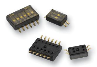 416131160804 DIP SWITCH, 4POS, SPST, SLIDE, SMD WURTH ELEKTRONIK