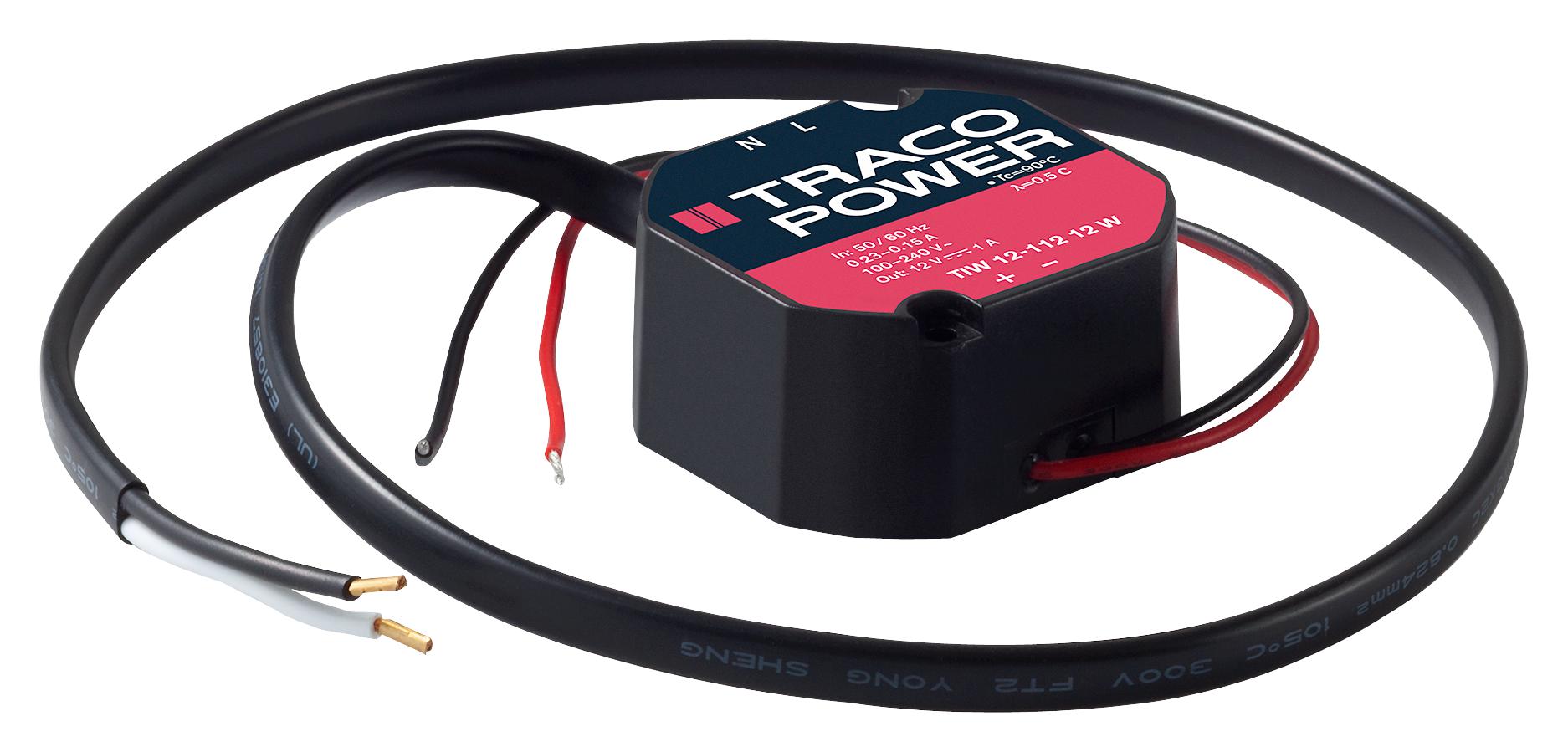 TIW 06-105 PSU, AC/DC, 1A, 5W, MODULE TRACO POWER