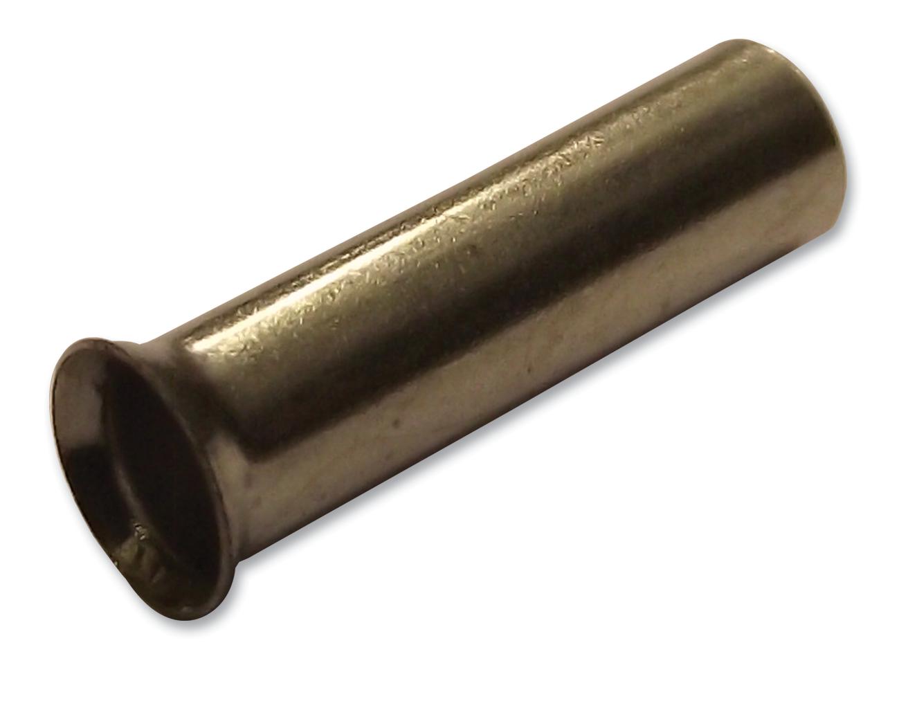 WE4.0-12 FERRULE, UNINSULATED, 4MMSQ., PK100 JST (JAPAN SOLDERLESS TERMINALS)