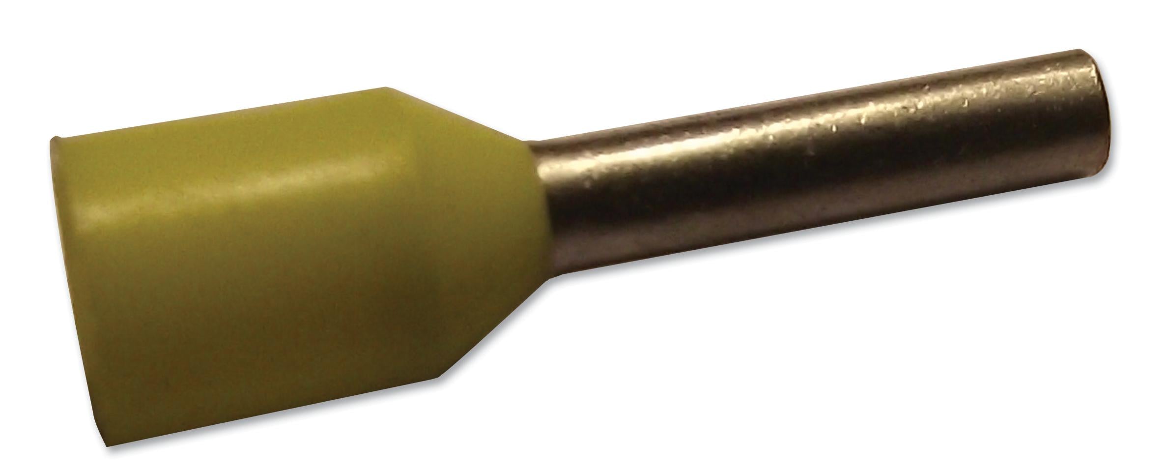 GTR1.0-8 FERRULE, INSULATED, DE, 1MMSQ., PK100 JST (JAPAN SOLDERLESS TERMINALS)