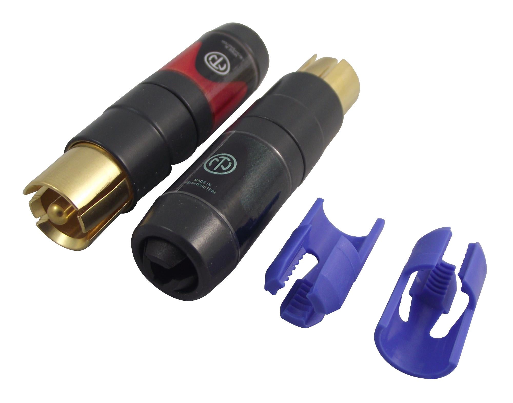 NF2C-B/2 PLUG, PHONO, 'PROFI', 2PK NEUTRIK