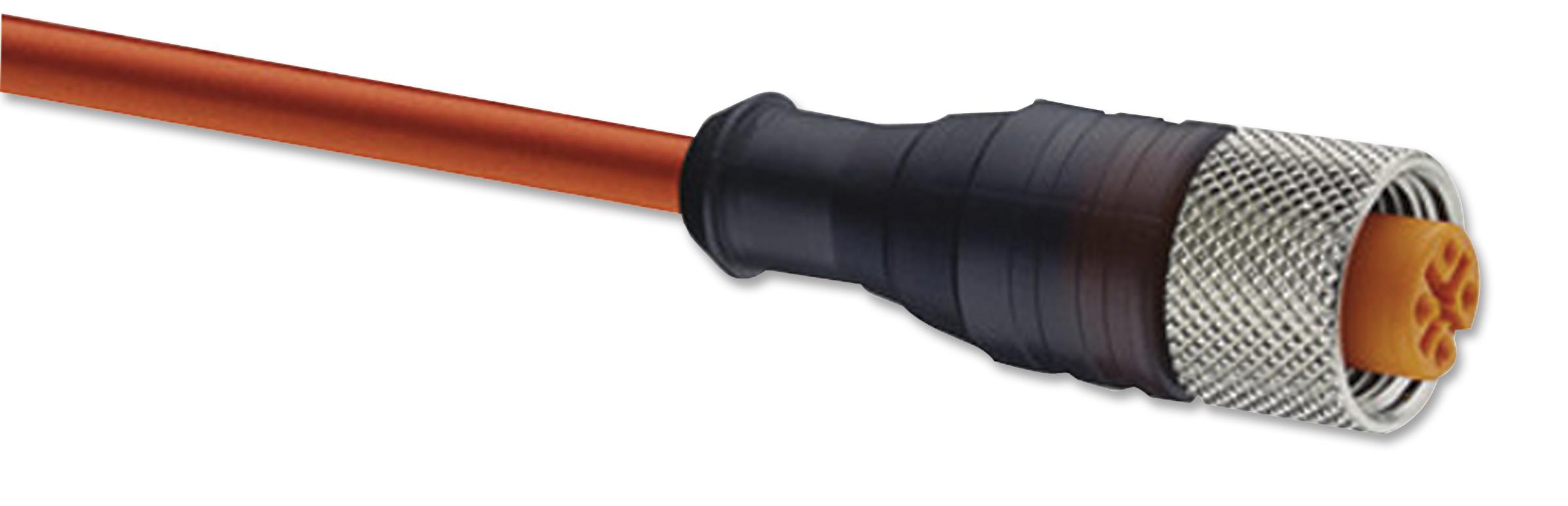 RKT 4-225/5 M LEAD,PUR, M12 SKT-FREE END, 4P, 5M LUMBERG AUTOMATION