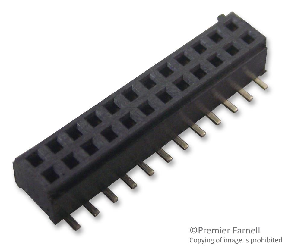 CLM-112-02-L-D SOCKET, 1.0MM, SMD, 2X12WAY SAMTEC