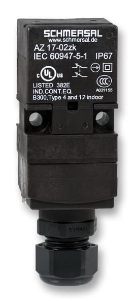 AZ17-02ZK SWITCH, SAFETY, SEPARATE SCHMERSAL