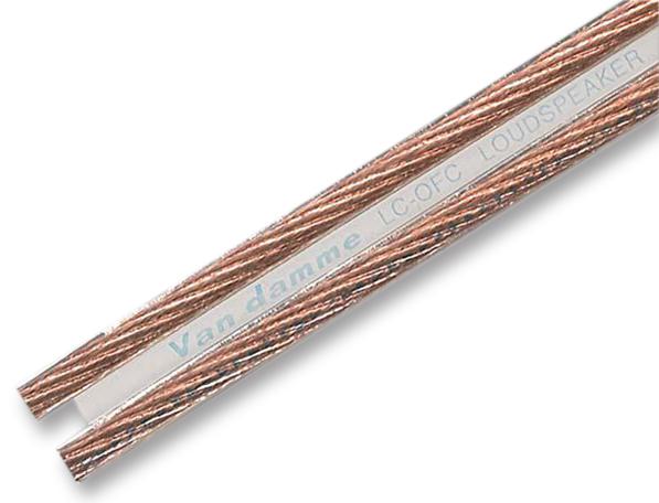 268502L CABLE, SPEAKER, 2CORE, 2.5MM, PER M VAN DAMME