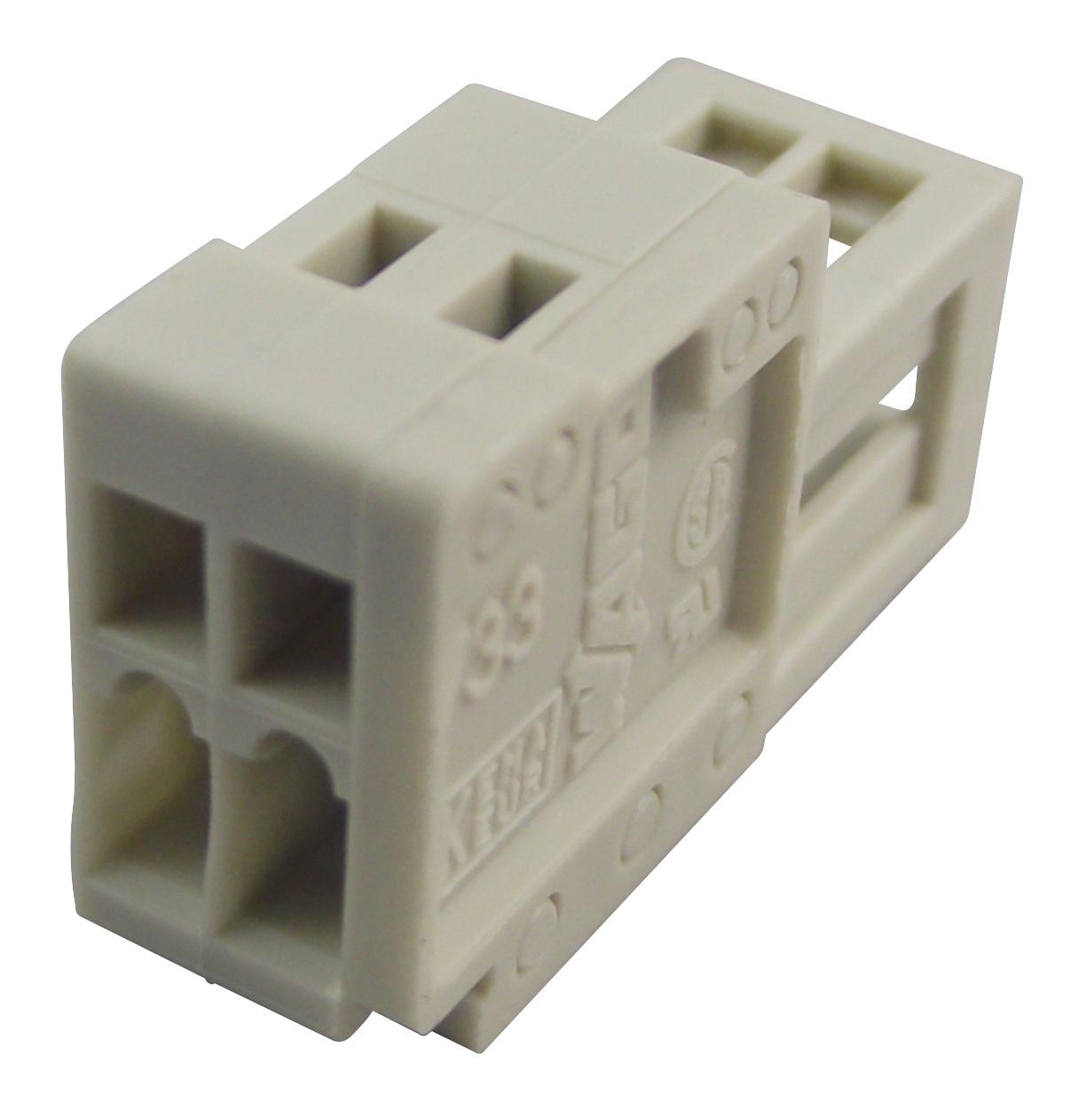 733-202 PLUG, STRAIGHT, 2WAY WAGO