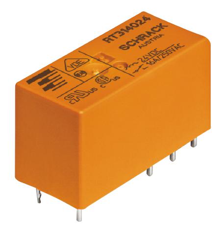 RTD34012AP RELAY, SPST-NO, 250VAC, 16A SCHRACK - TE CONNECTIVITY