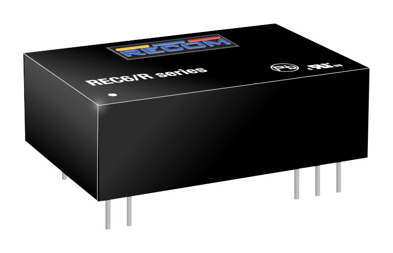 REC6-1205SRW/R10/A DC-DC CONVERTER, MEDICAL, 5V, 1A RECOM POWER