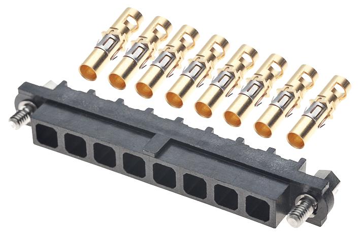 M80-4000000F1-08-325-00-000 SOCKET, 0 SIGNAL, 8 POWER HARWIN