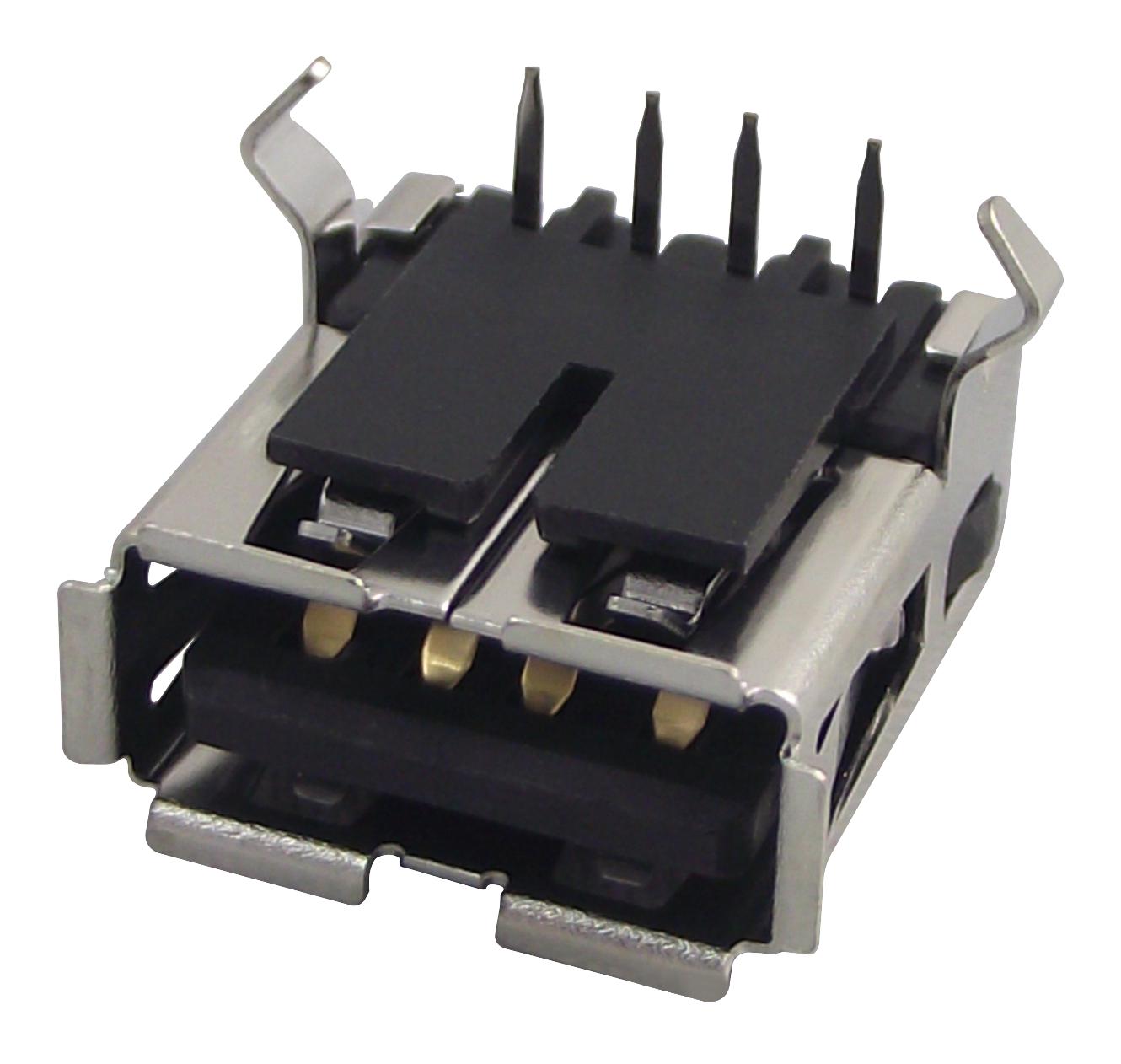 1903814-1 USB, 2.0 TYPE A, RECEPTACLE, SMT TE CONNECTIVITY