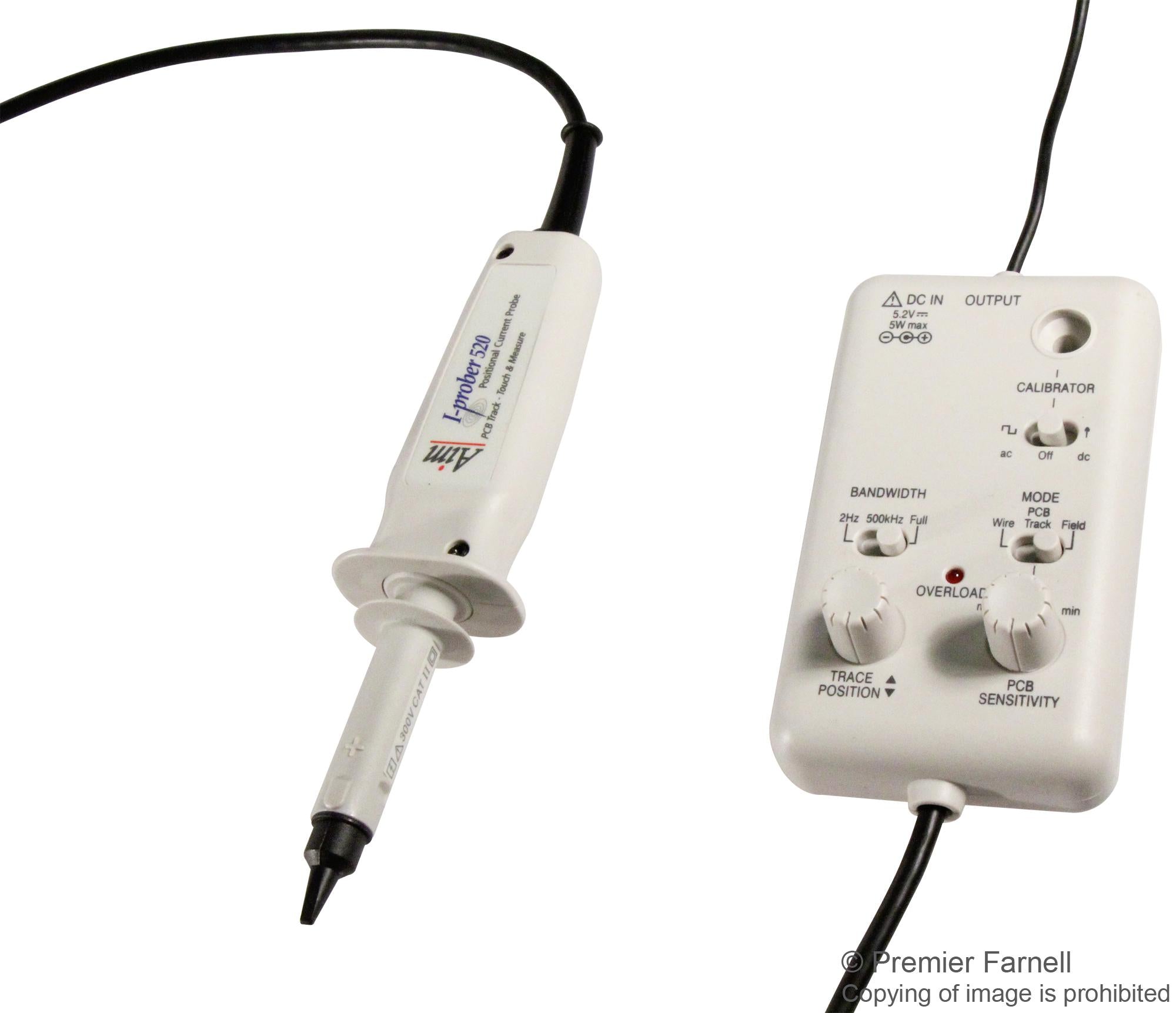 IPROBER 520 PROBE, CURRENT, 5MHZ, 2M AIM-TTI INSTRUMENTS
