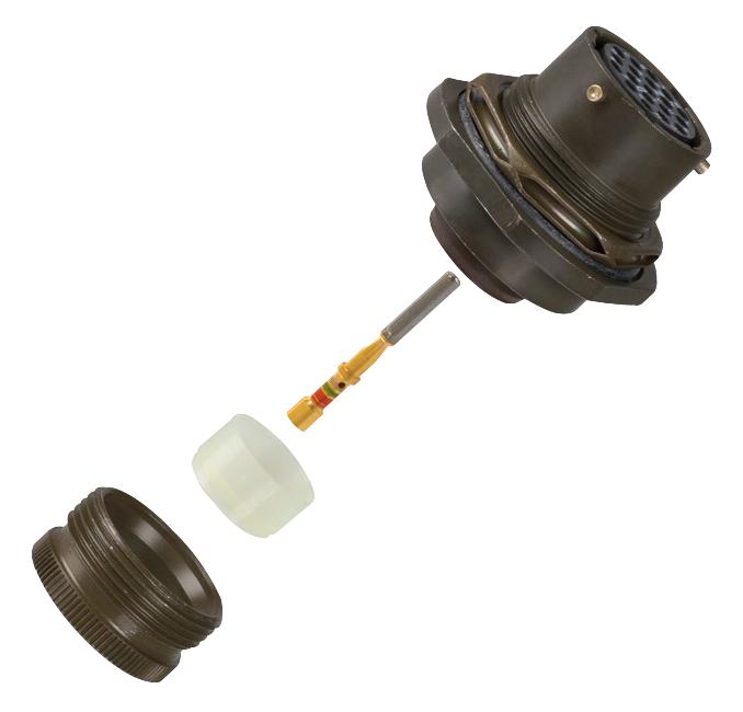 MS3124E14-15S CIRCULAR, SIZE 14, 15WAY, SKT AMPHENOL