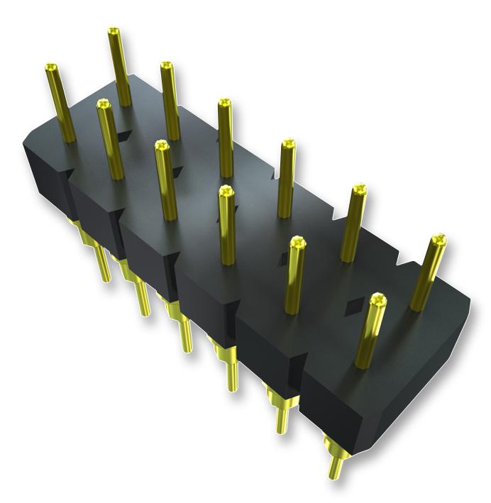 BBD-109-T-B HEADER, 2.54MM, VERTICAL THT, 18WAY SAMTEC