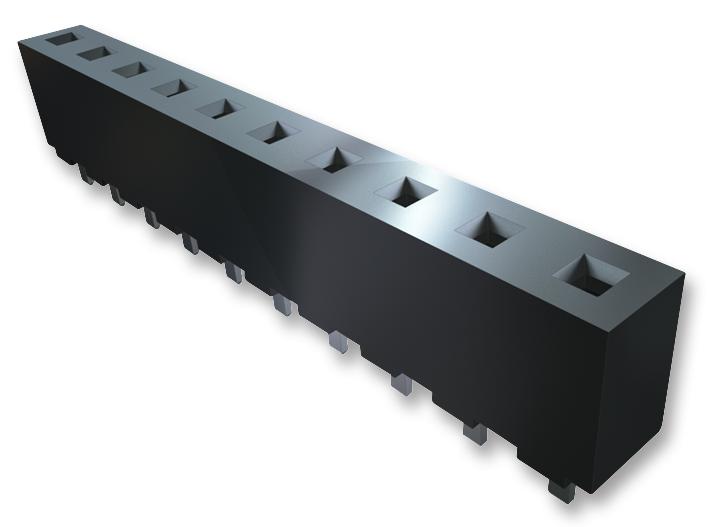 HPF-02-01-T-S CONNECTOR, RECEPTACLE, 2POS, 5.08MM SAMTEC