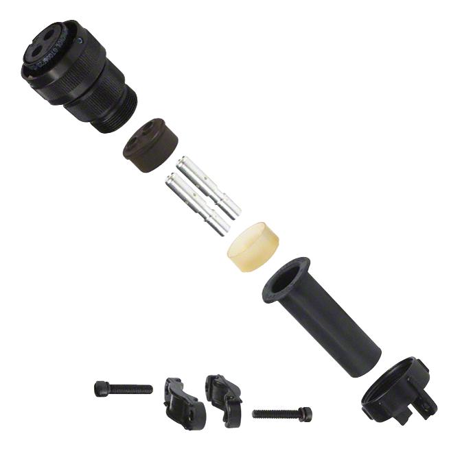 GTC06F24-53P CIRCULAR, SIZE 24, 5WAYS, PIN AMPHENOL