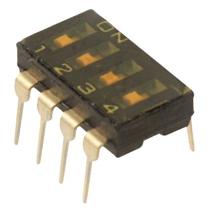 A6T7101 SWITCH, DIP, 7 WAY, UNSEALED OMRON