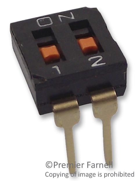 A6T2101 SWITCH, DIP, 2 WAY, UNSEALED OMRON