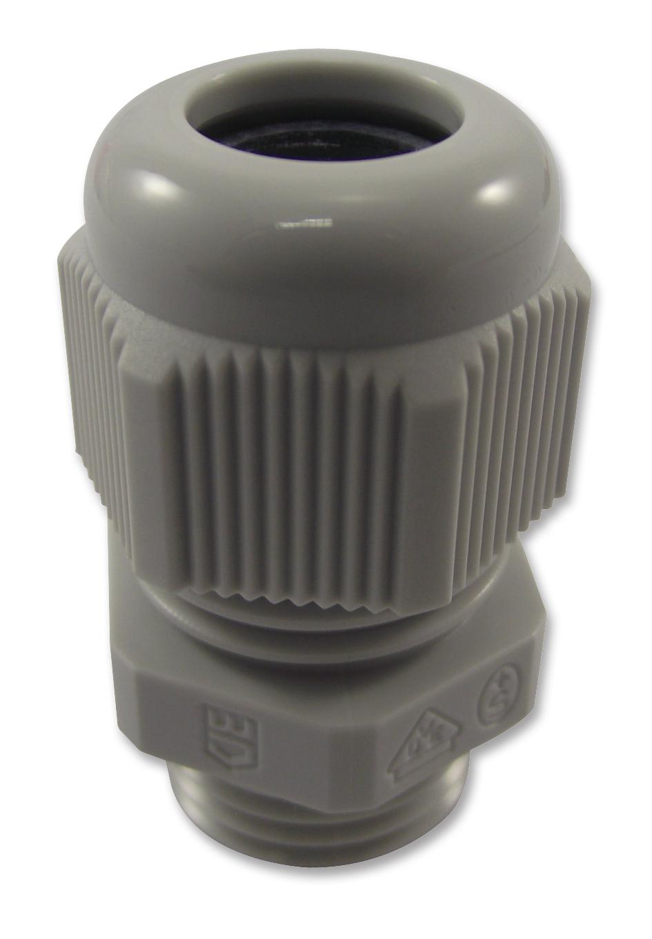 50.625 PA/RSW GLAND, NYLON, M25, BLACK HYLEC