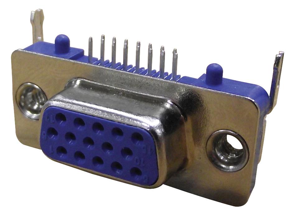 634-015-274-992 SOCKET HD D SUB PCB R/A SLIM 15WAY EDAC