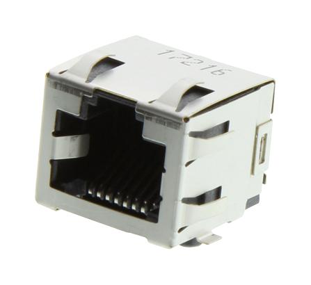 6339160-1 JACK, CAT5, RJ45, PCB, R/A AMP - TE CONNECTIVITY