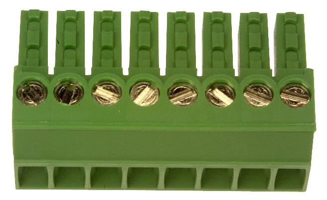 284506-8 TERMINAL BLOCK, PLUGGABLE, 8POS, 14AWG BUCHANAN - TE CONNECTIVITY