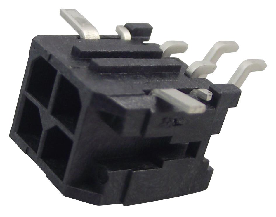 43045-0411 CONNECTOR, HEADER, 4POS, 2ROW, 3MM MOLEX