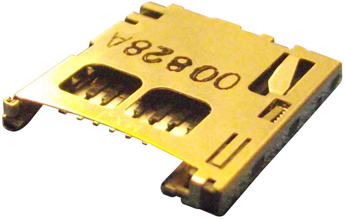 502570-0893 CONNECTOR, MICRO SD, 8POS MOLEX