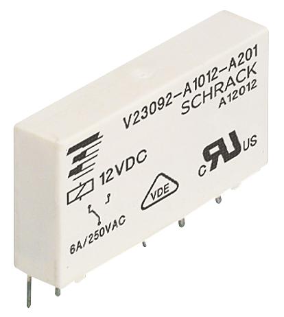 V23092-A1024-A302 RELAY, SPST-NO, 250VAC, 6A SCHRACK - TE CONNECTIVITY
