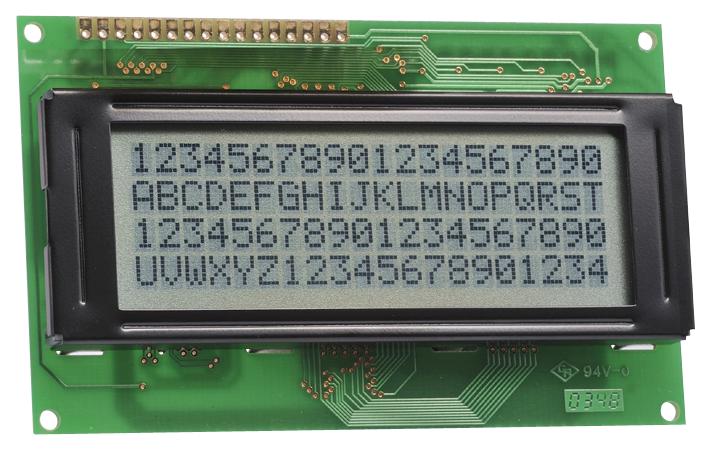 LCM-S02004DSR DISPLAY, DOT MATRIX, LCD, 20 X 4 LUMEX
