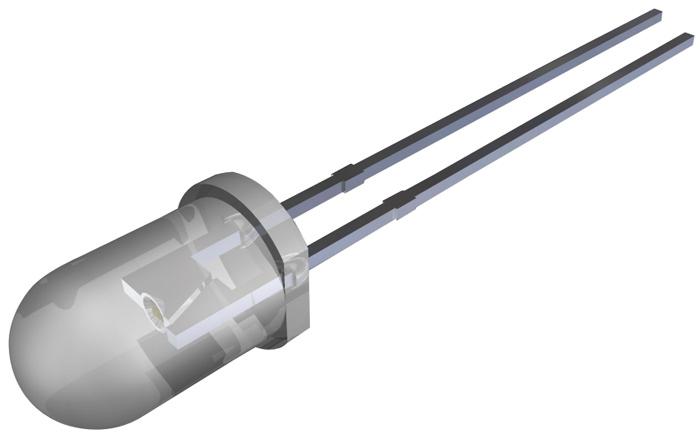 SSL-LX5093UWW LED, WHITE, 5MM, 680MCD, 550NM LUMEX