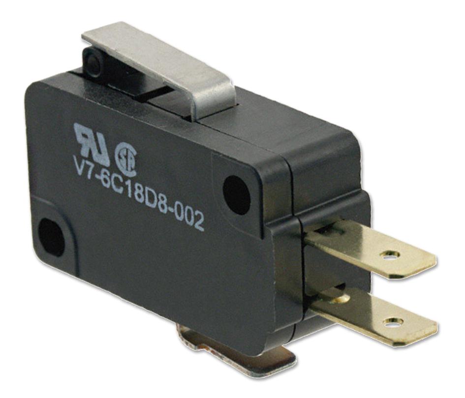 D3V-161M-1C24 MICROSWITCH, SPDT, 16A, SHORT LEVER OMRON