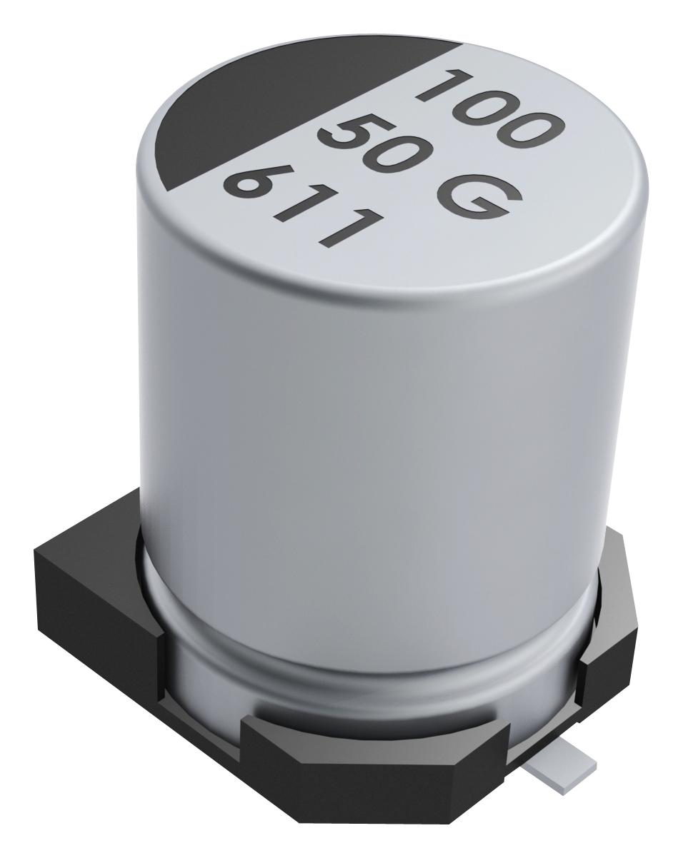EDK106M050A9GAA CAP, 10UF, 50V, ALU ELEC, SMD KEMET