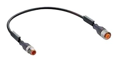 RST 4-RKT 4-225/1M LEAD, PUR, M12, PLUG - SKT, 4P,1M LUMBERG AUTOMATION