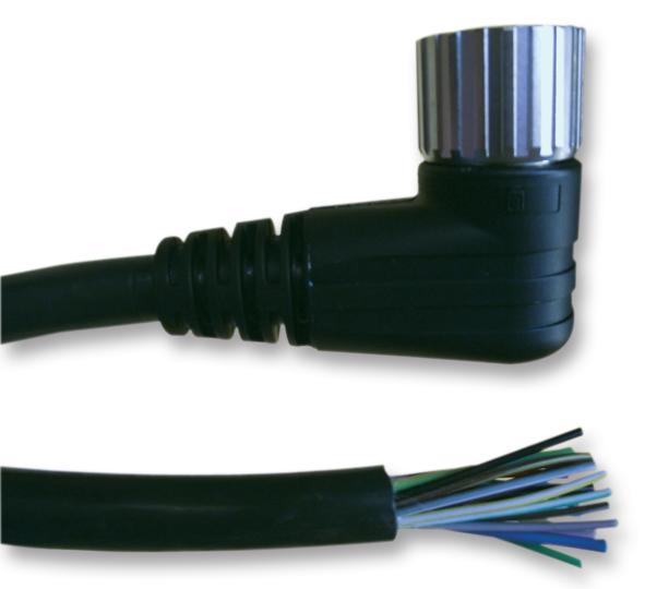 RKWU 19-242/5M LEAD, M23 R/A SKT-FREE END, 19P, 5M LUMBERG AUTOMATION