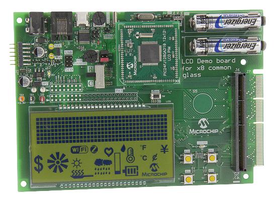 DM240314 J128GA310, LCD EXPL, DEV BOARD MICROCHIP