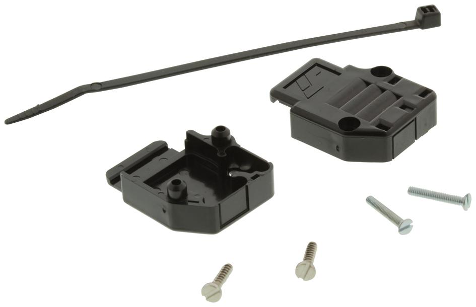 863093C09ALF HOOD, D, PLASTIC, 9WAY AMPHENOL ICC