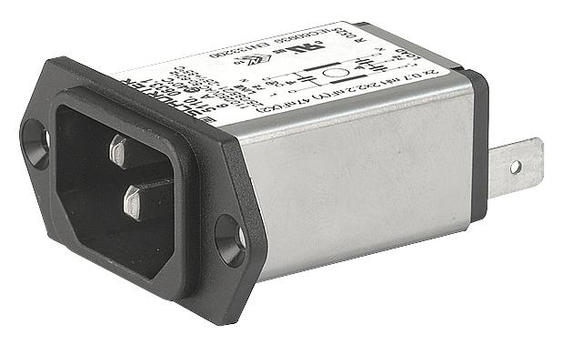 5110.1533.3 INLET FILTER, IEC, C14, 5110, 15A M5 SCHURTER