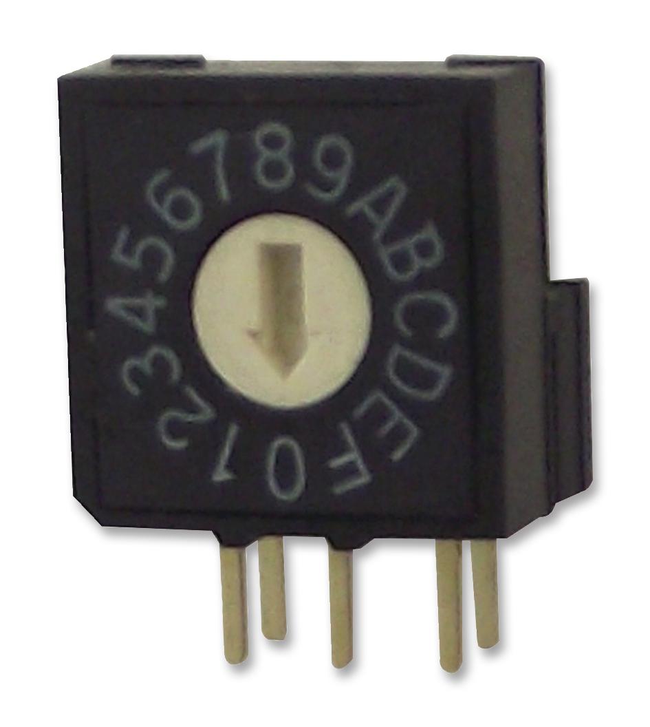 MCRV3AF-16R-V-B SWITCH, ROTARY, R/A, 10X10, 16 POS, 3X3 MULTICOMP PRO