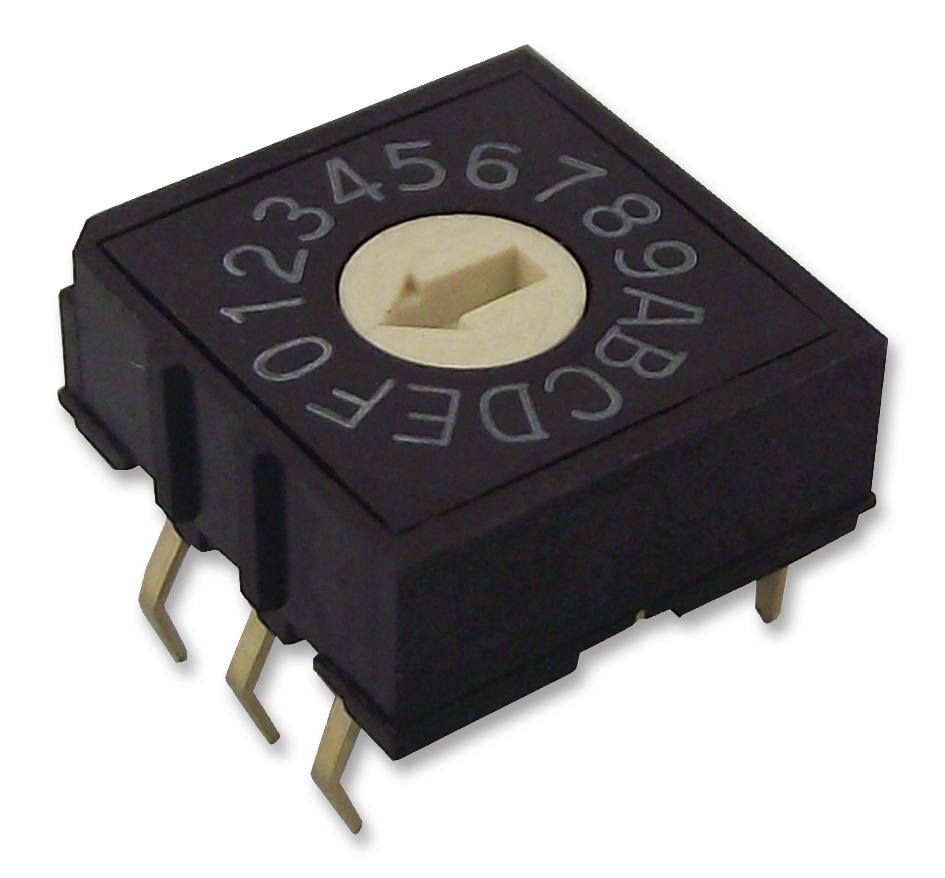 MCRS2AF-16R-V-B SWITCH, ROTARY, KINK, 10X10, 16 POS, 3X2 MULTICOMP PRO
